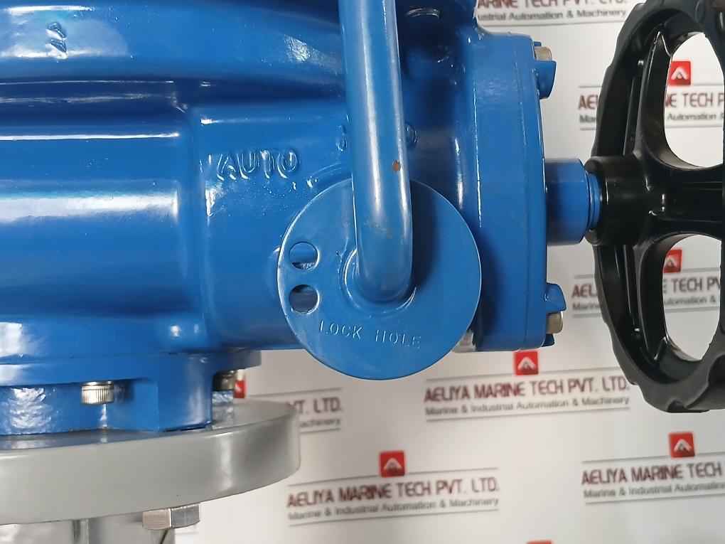 Hkc Hq-0603500000 Electric Part Turn Actuator Flanged W/ Butterfly Valve 590Nm