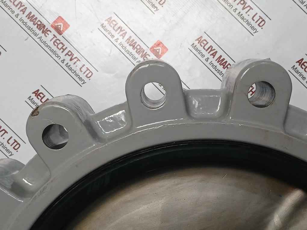Hkc Hq-0603500000 Electric Part Turn Actuator Flanged W/ Butterfly Valve Dn350
