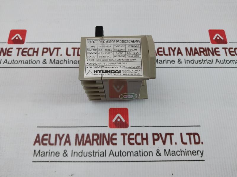 Hme-s05 Hyundai Electronic Motor Protector 110/220Vac, 50/60Hz
