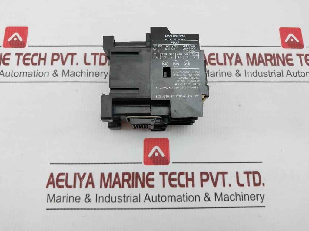 Hmx 40 Hyundai Auxiliary Relay 50Hz