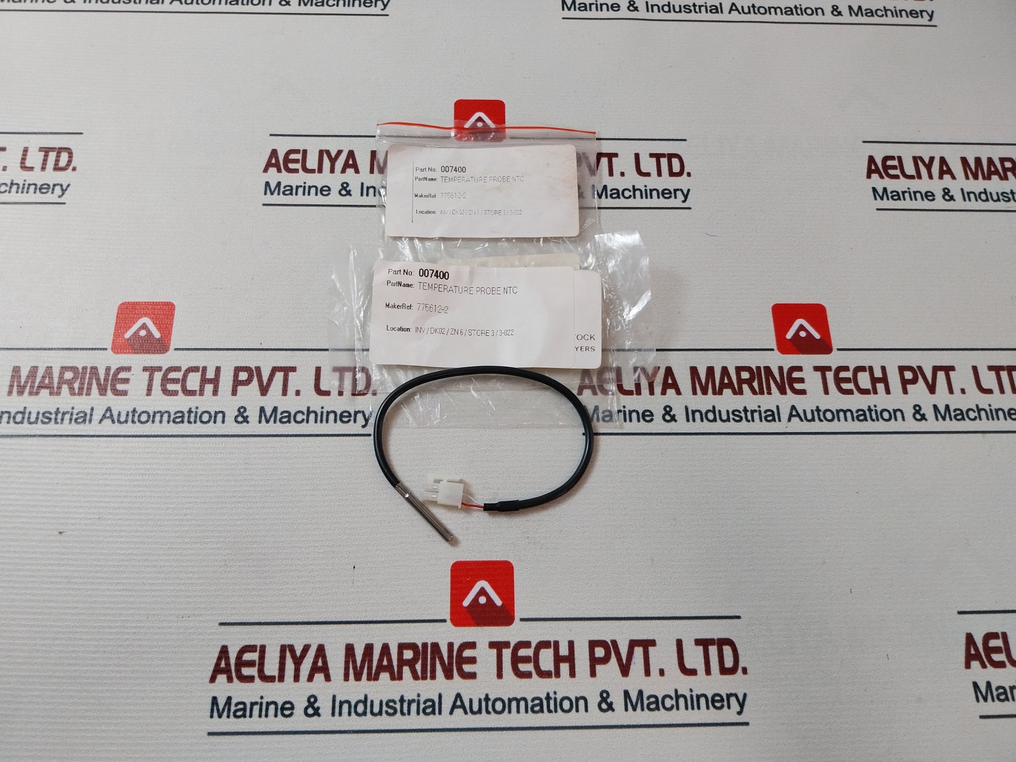 Hobart 775612-2 Ntc Temperature Sensor Probe 007400