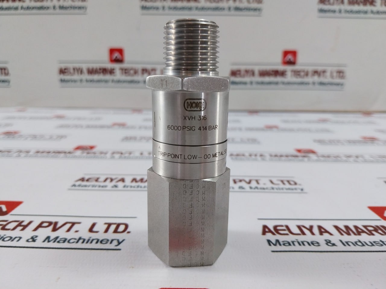 Hoke Xvh 316 Excess Flow Valve Xvhy08M08F00010Ydh 6000 Psig