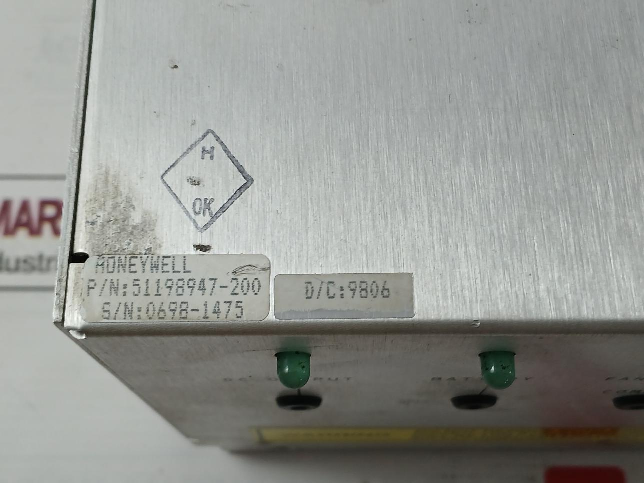 Honeywell 51198947-200 Hpm Power Supply Module 50/60 Hz 12A Ac