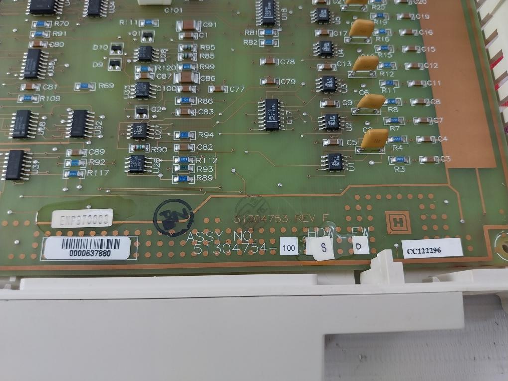 Honeywell 51401618-100 15 Slot Siom Backplane System Assembly 51402599-100 Rev-b