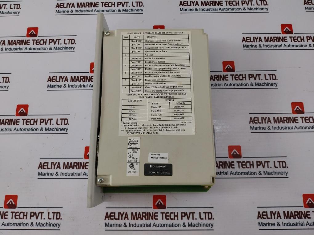 Honeywell 620-0636 Processor Module IPC 620-06 VR 1.1