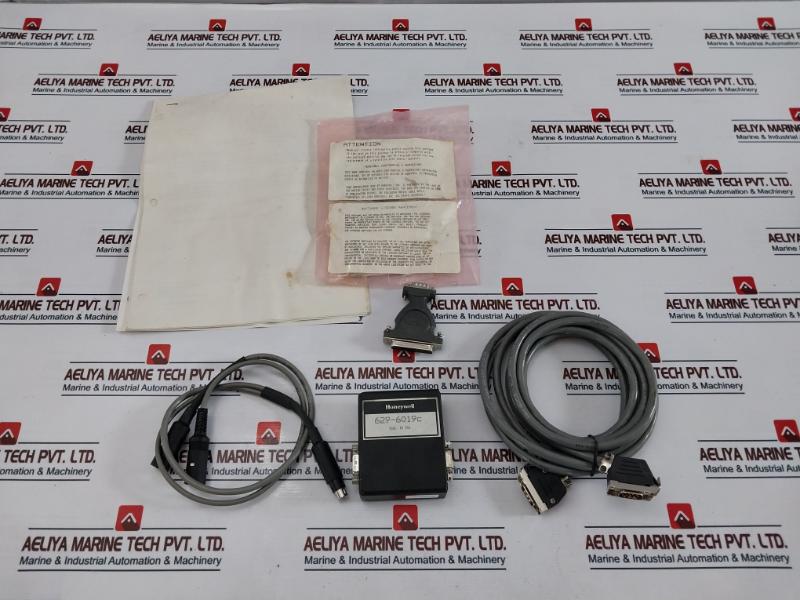 Honeywell 629-6019c Rs-232 To Rs-485 Converter W/ 628-3000 Programming Cable Set