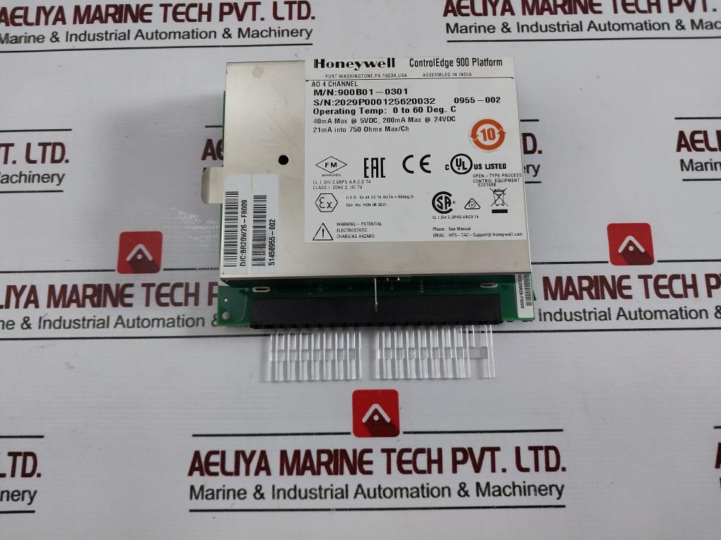 Honeywell 900B01-0301 Analog Output Module Rev.E