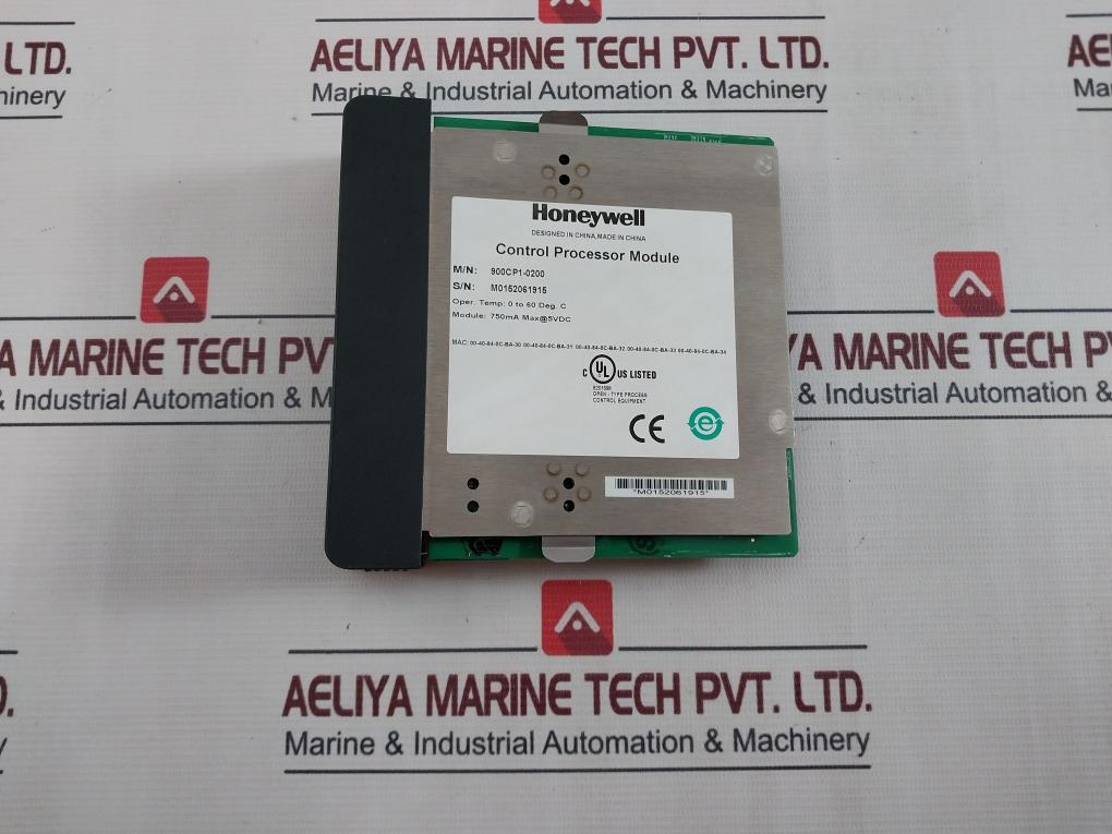 Honeywell 900Cp1-0200 Control Processor Module 750Ma Max 5Vdc