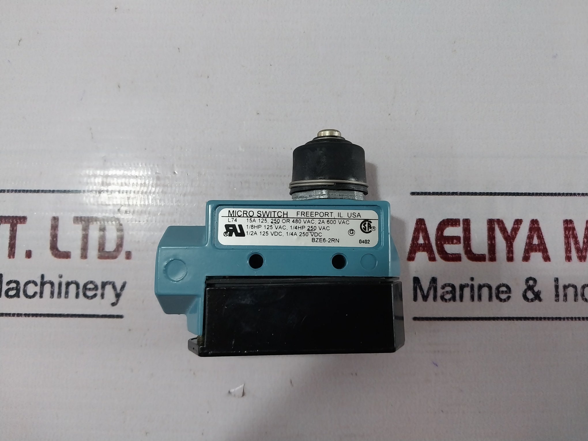 Honeywell Bze6-2Rn Micro Limit Switch Dd-10961