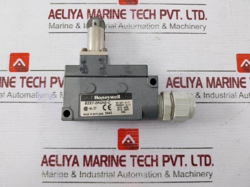 Honeywell Bze7-2Rqn8-c Limit Switch Iec 947-5-1, En60947-5-1