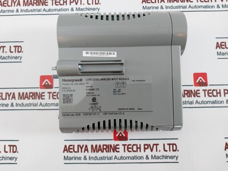 Honeywell CC-PAIL51 Low-level Analog Input Module 51454487-175 E207635