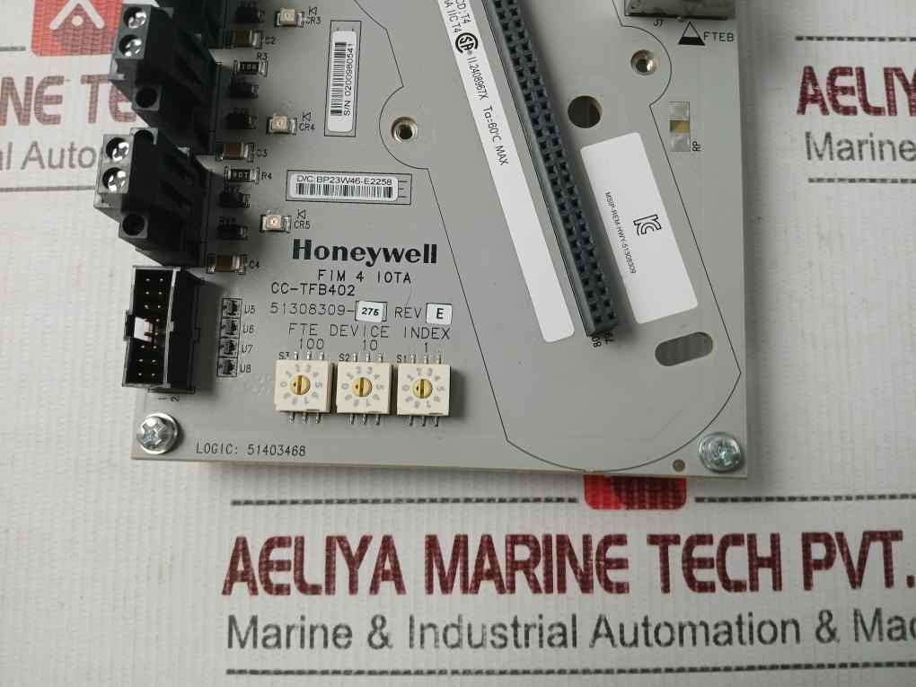 Honeywell Cc-tfb402 Control Circuit Board Fim 4 Iota 51403468 800ma/250v