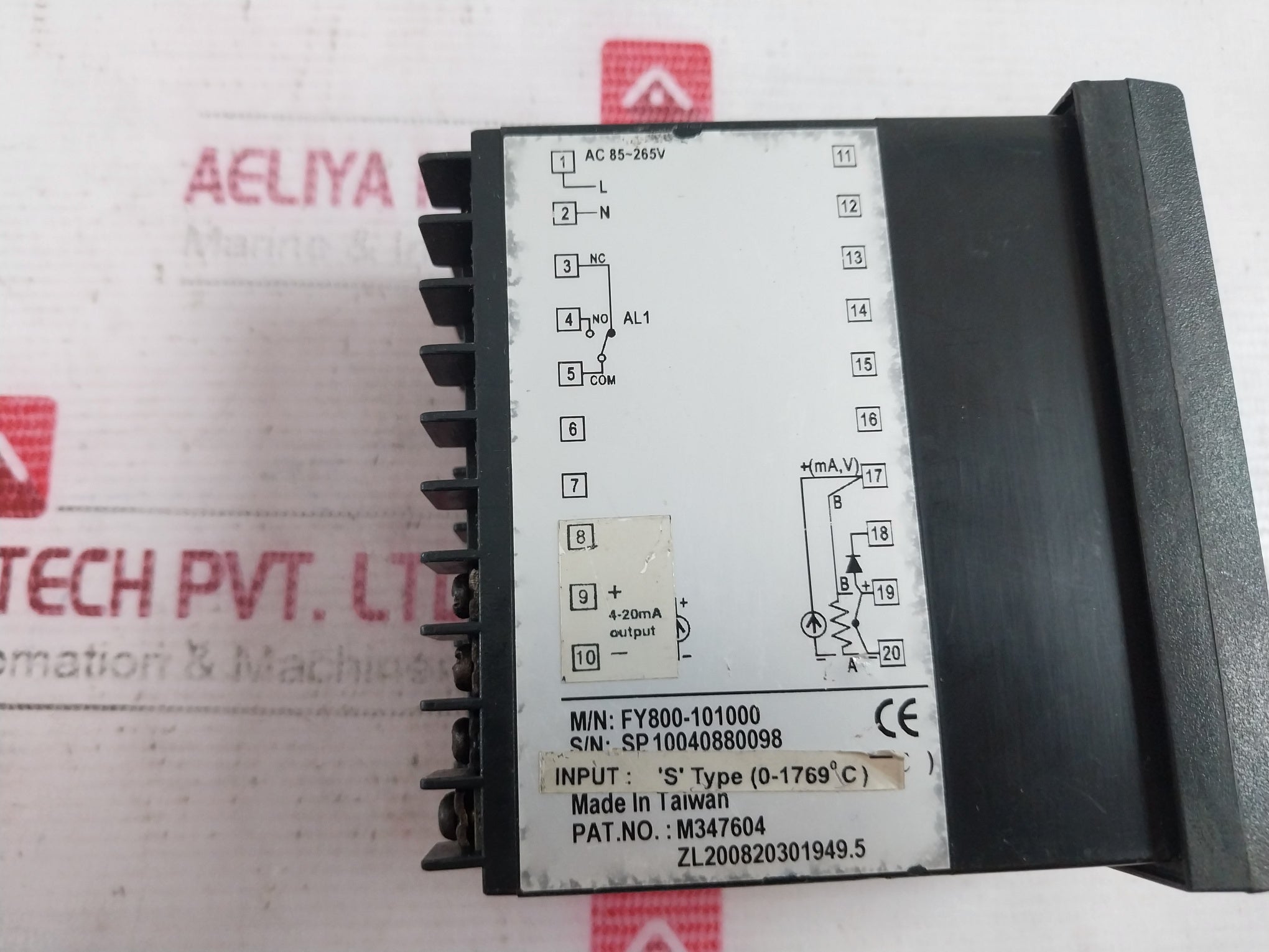Honeywell Dc1020 Digital Temperature Controller Fy800-101000, M347604 Ac85-265V