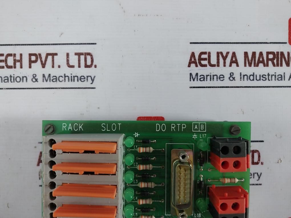 Honeywell Dpcb21010002 Printed Circuit Board Module Rack Slots Rev. A