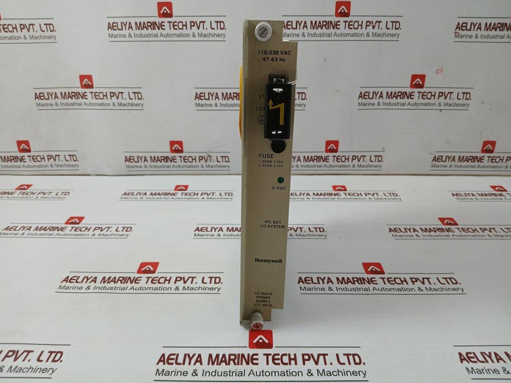 Honeywell I/O Rack Power Supply 115/230Vac Part No 621-9934