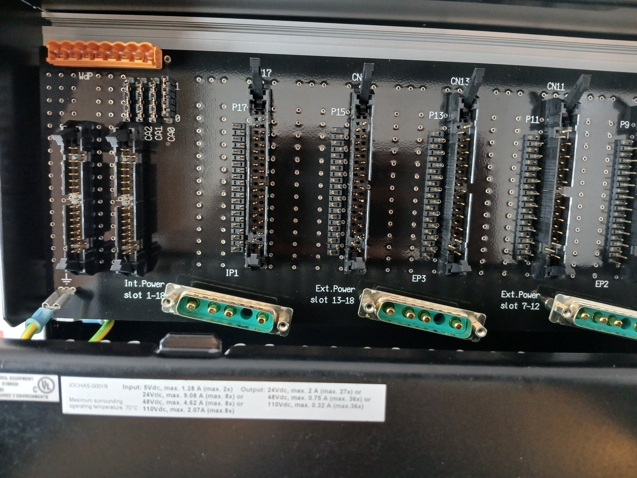Honeywell Iochas-0001R Chassis For Redundant I/O Module Iob-0001R 0112457