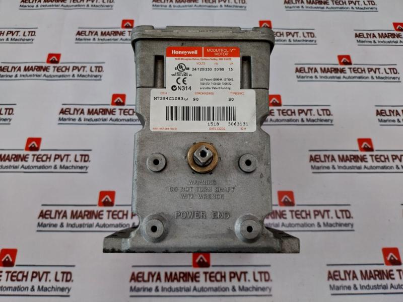Honeywell M7284C1083 Modutrol Iv Motor 24/120/230V 50/60Hz 15Va 30Sec