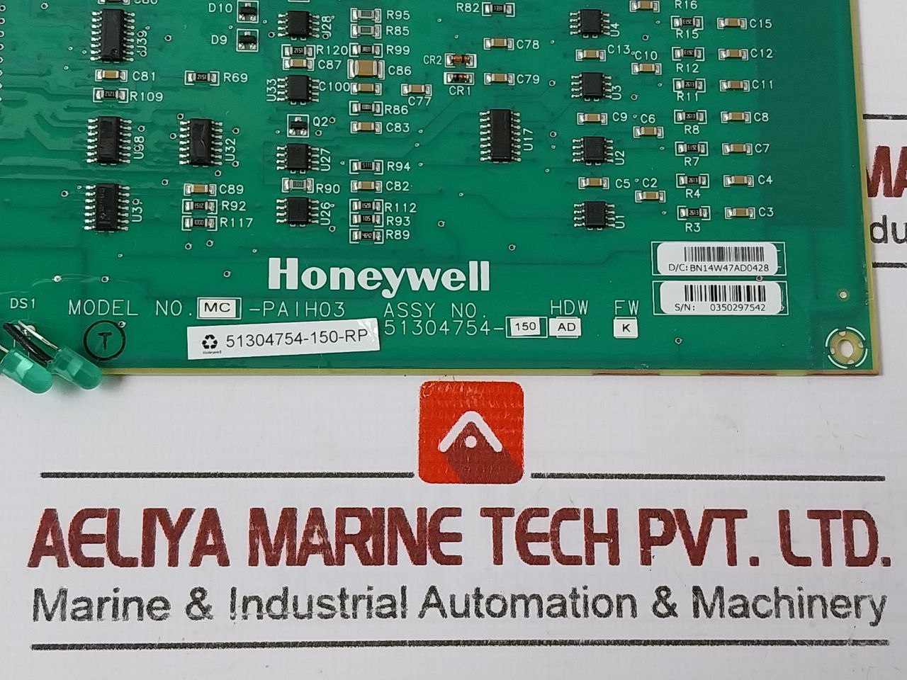 Honeywell Mc-paih03 Analog Input Card Bn14W47Ad0428 Pwb 51304753-100 Rev L