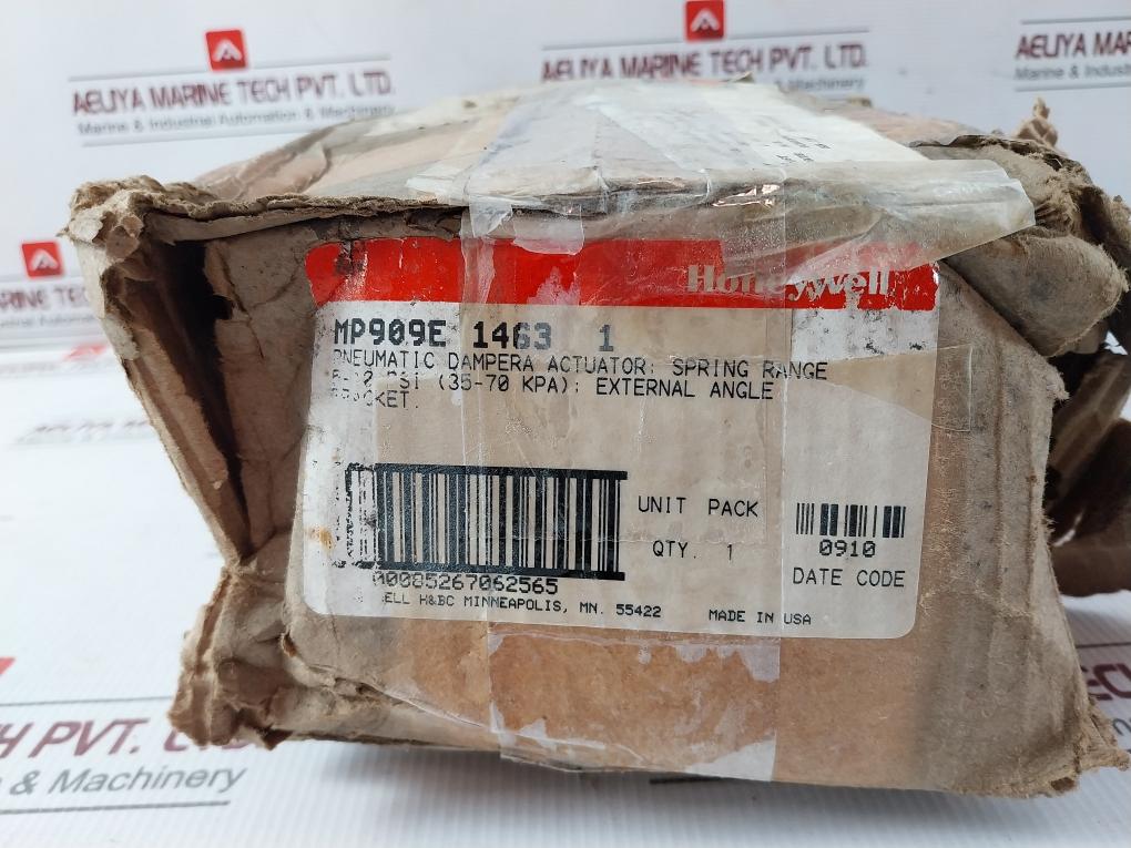Honeywell Mp909E 1463 1 Pneumatic Damper Actuator Rev 4