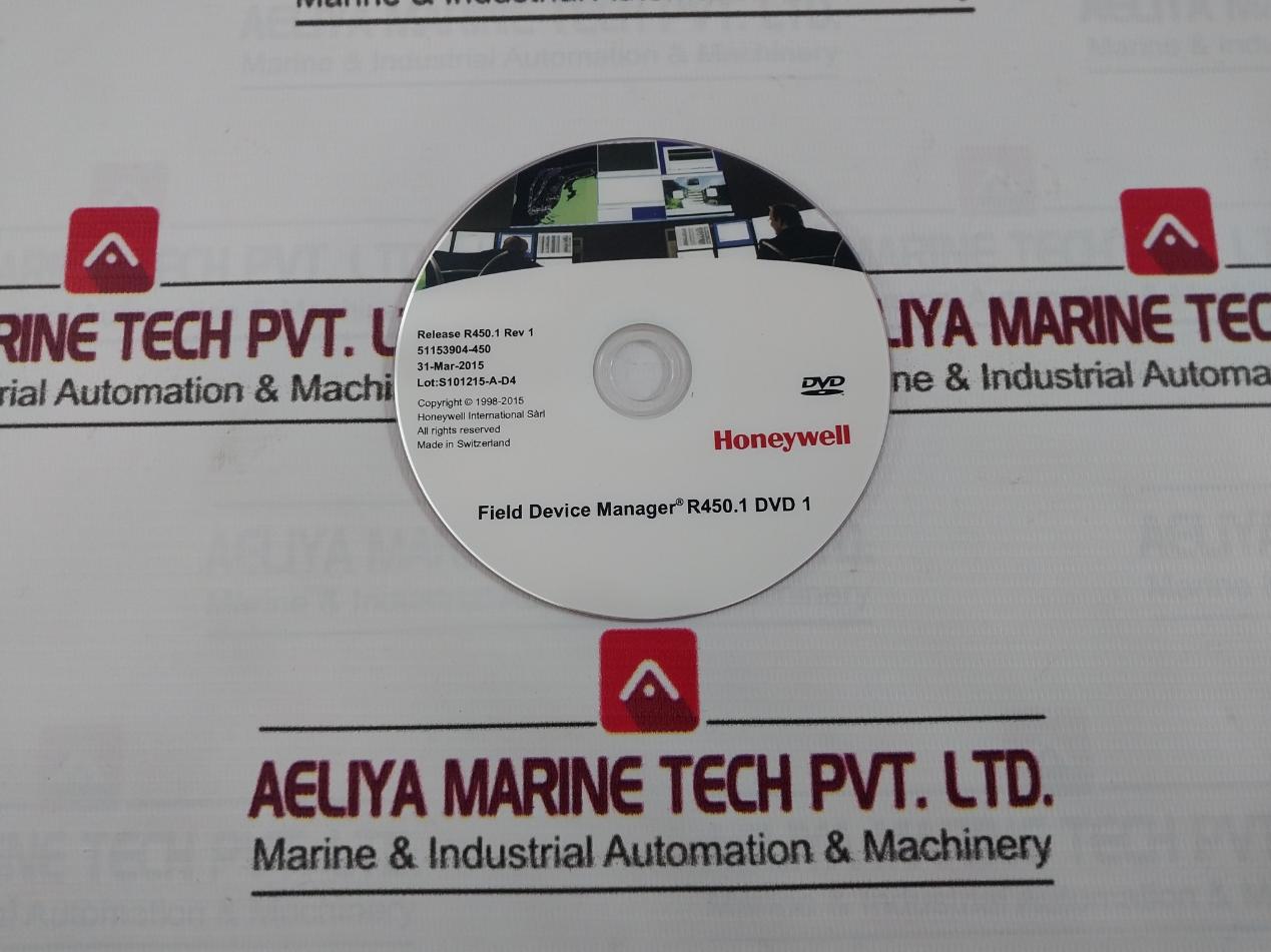 Honeywell R450.1 Field Device Manage Experion Pks Fdm Dvd Kit Rev.1