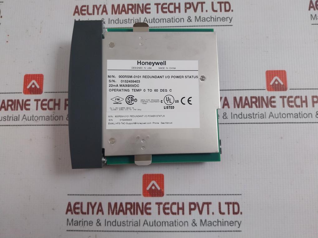 Honeywell Redundant I/O Power Status 900Rsm-0101 22Ma Max 5Vdc