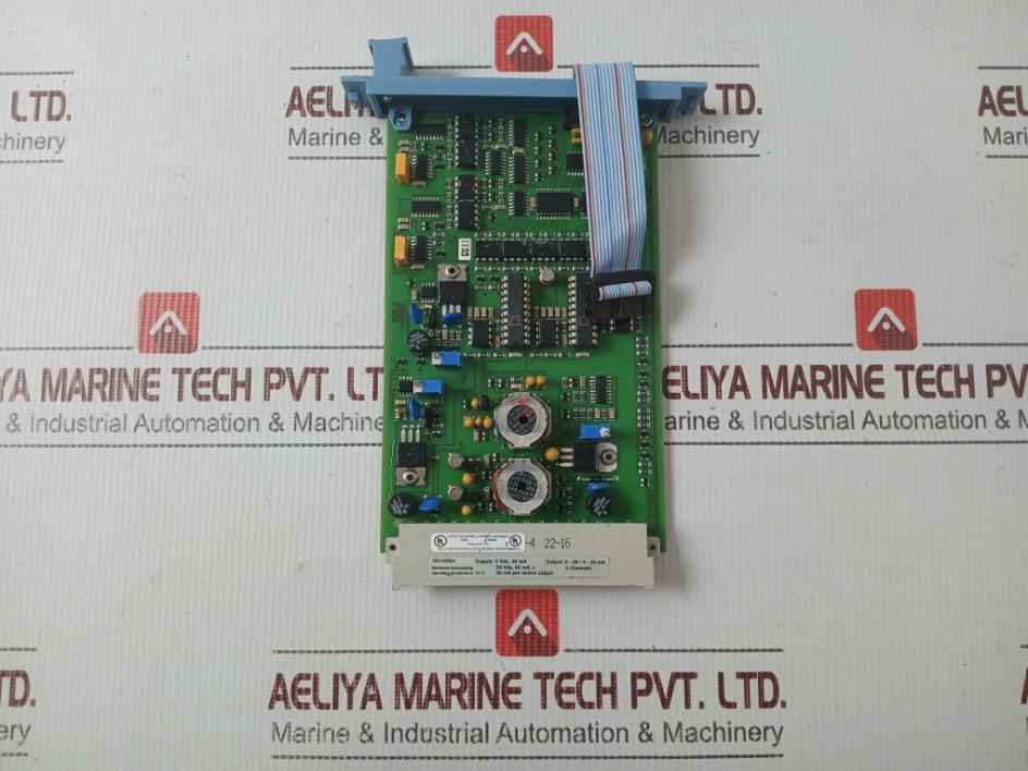 Honeywell Sao-0220m 2-ch Analog Output Module 0-20/4-20ma