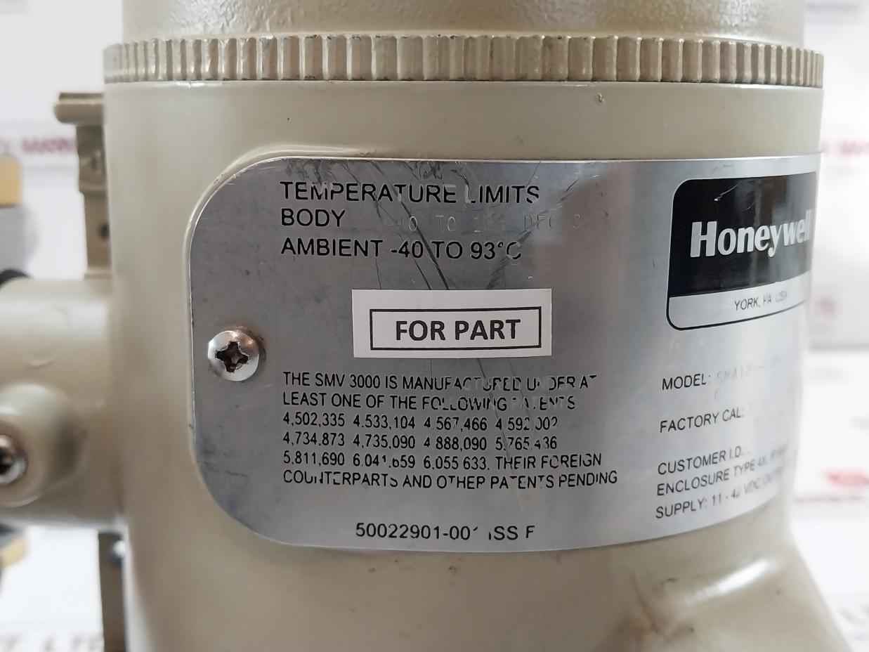 Honeywell Sma125-e2A-00000-me Cc Tb Mb 0X F1 1C Smart Transmitter (Not Working)