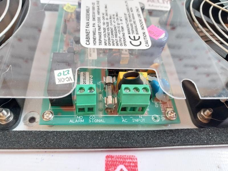 Honeywell Smod36110001-ce Cabinet Fan Assembly 100-240Vac 0.41A 47-63Hz