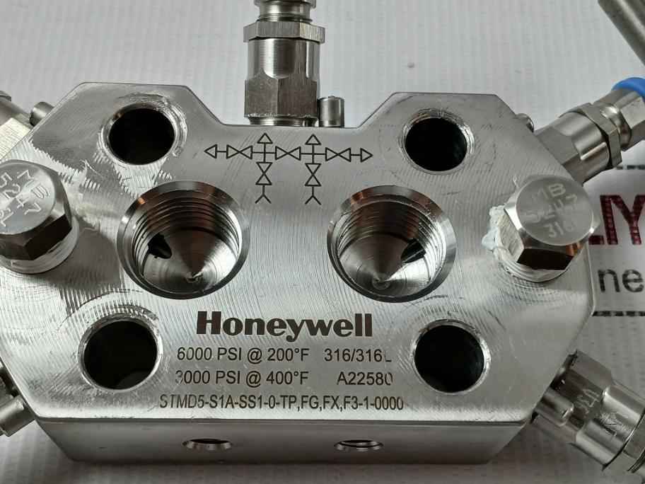 Honeywell Stmd5-s1a-ss1-0-tp,fg,fx,f3-1-0000 5 Valve Wide Body Manifold