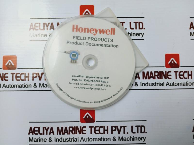 Honeywell Stt850-t-0-d-gfd-15C-b-11A0-f1-0000 Smartline Temperature Transmitter 50093752-501