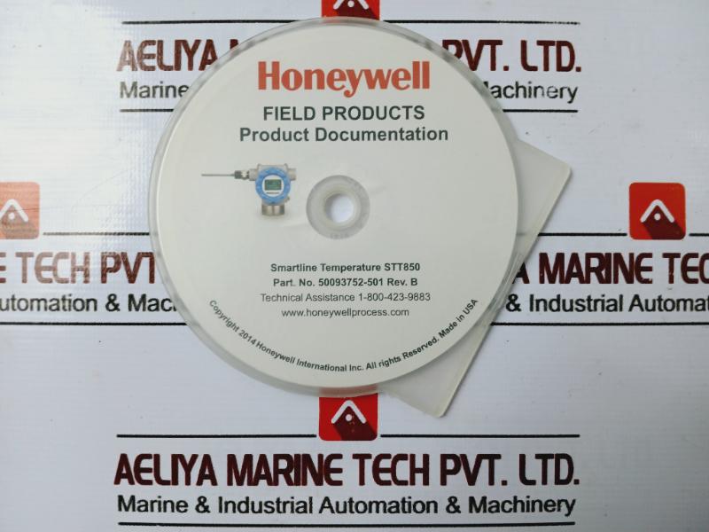 Honeywell Stt850-t-0-d-gfd-15C-b-11A0-f1-0000 Smartline Temperature Transmitter Rev.B