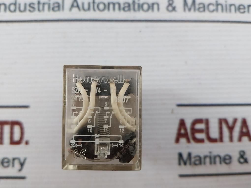 Honeywell Szr-my4-d1 Power Relay 24Vdc Used