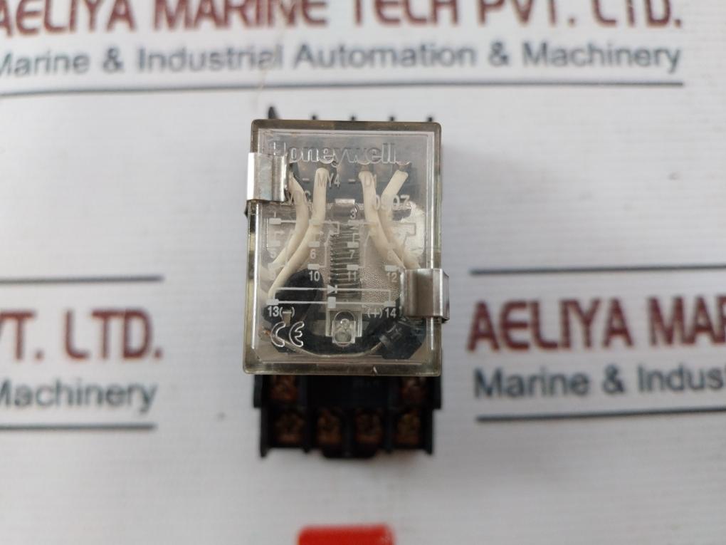 Honeywell Szr-my4-d1 Power Relay 24Vdc Used