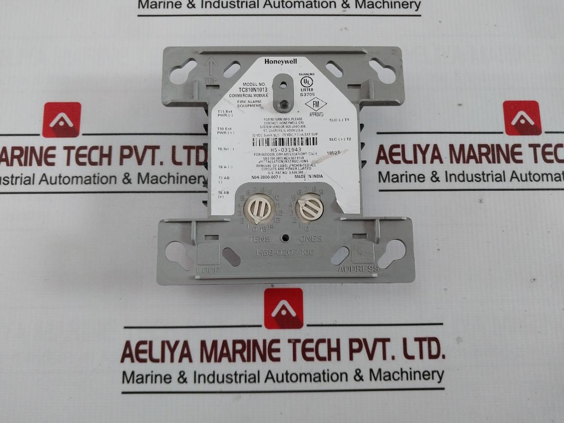 Honeywell Tc810N1013 Commercial Control Module H58-0207-100, Rm1Pcm04 32Vdc 50Ma