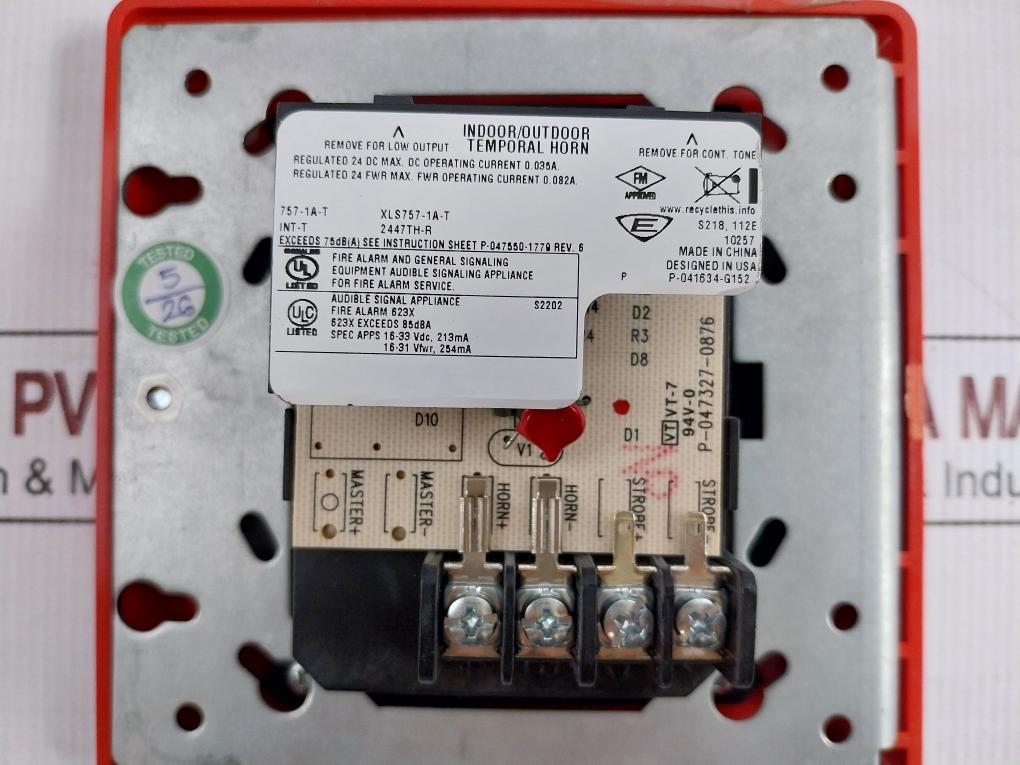 Xls757-1A-t Integrity Temporal Horn Honeywell 16-33 Vdc