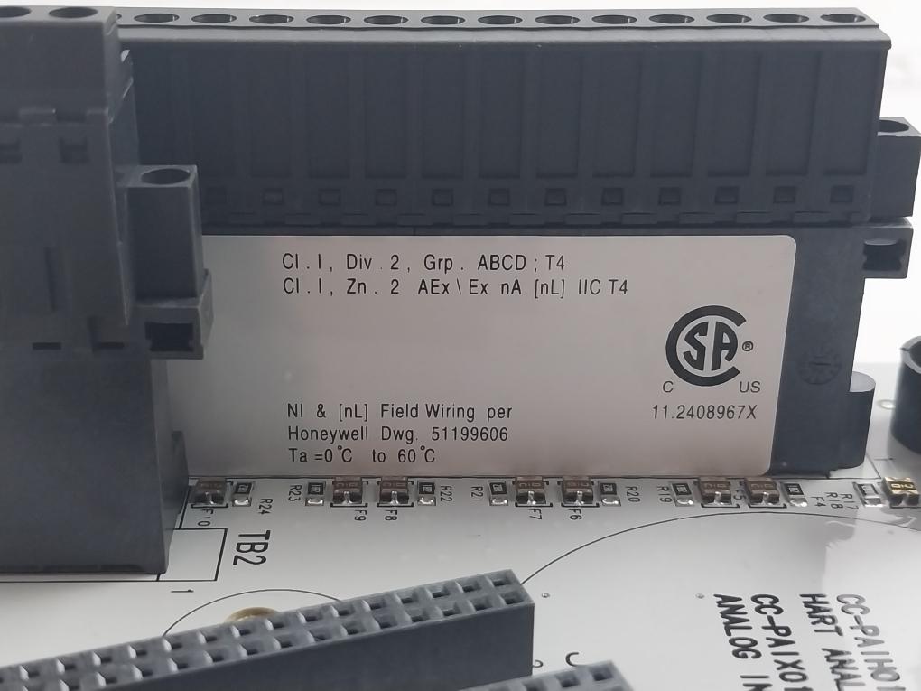 Honeywell Cc-taix11 Analog Input Module Iota Cc-paix01 En2022-2178 E108467