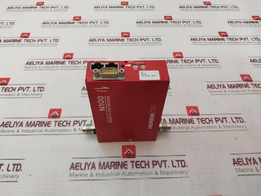 Horiba Stec N100 Sec-n112Jm Mass Flow Device, Valve C Treat, N2, 4Crl