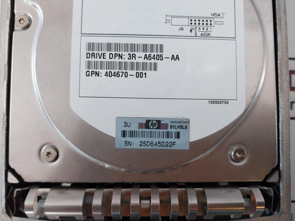 Hp Bd3008A4C6 Hard Drive 360205-023 300Gb 10000 Rpm