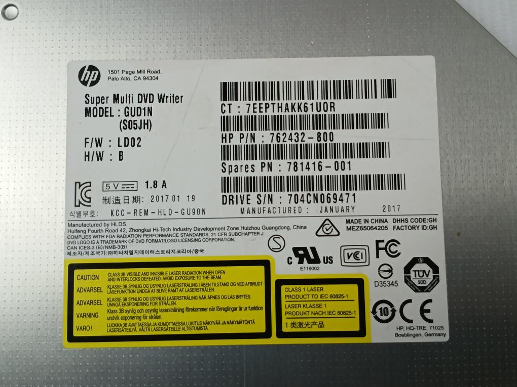 Hp Gud1N (S05Jh) Super Multi Dvd Writer