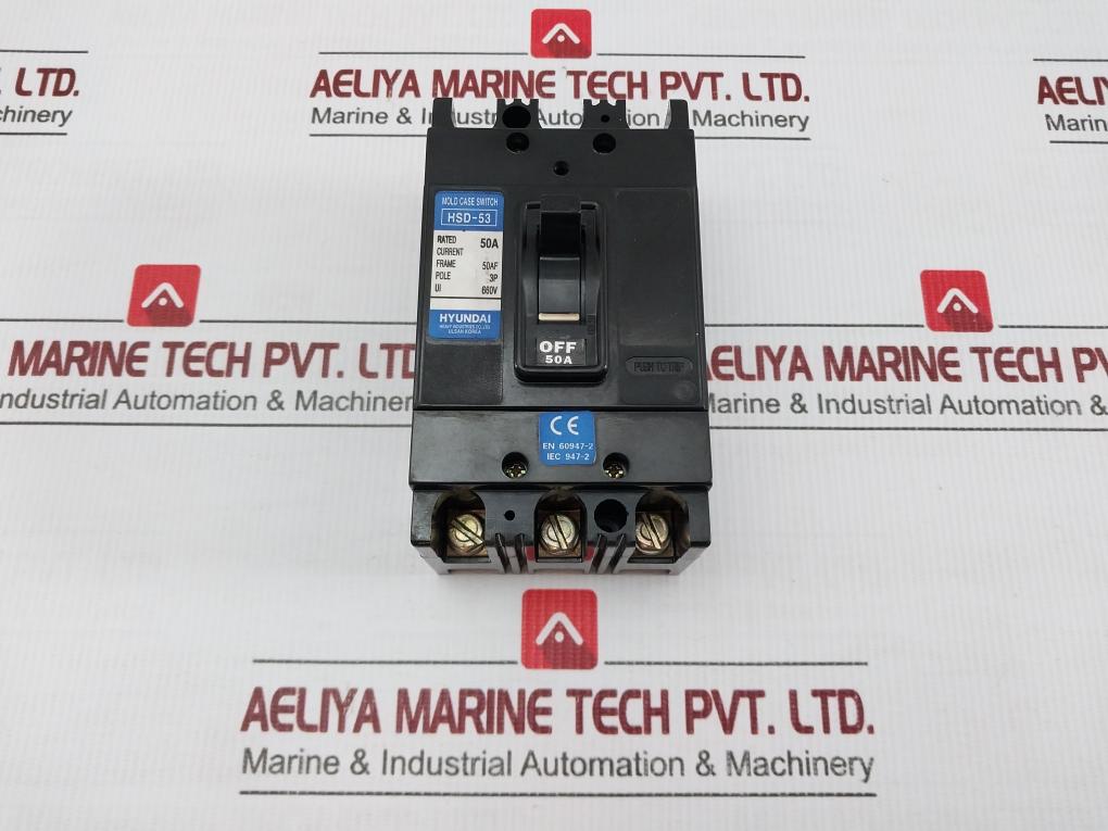 Hsd-53 Hyundai 660V 50A 3P Mold Case Switch