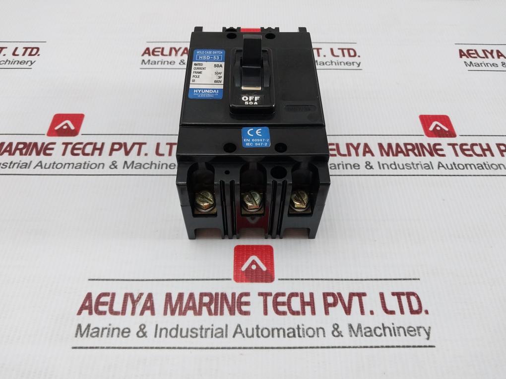Hsd-53 Hyundai 660V 50A 3P Mold Case Switch