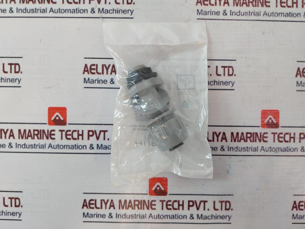 Lot of 8X Hubbell PS0509NGY Liquid-tight Flexible Conduit Connector