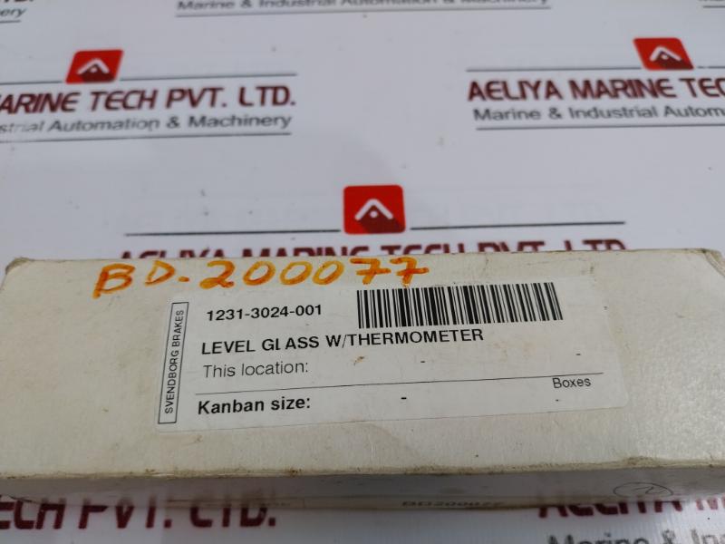 Hydac 700042 Level Glass W/ Hydraulic Oil Level And Temperature 127x12m