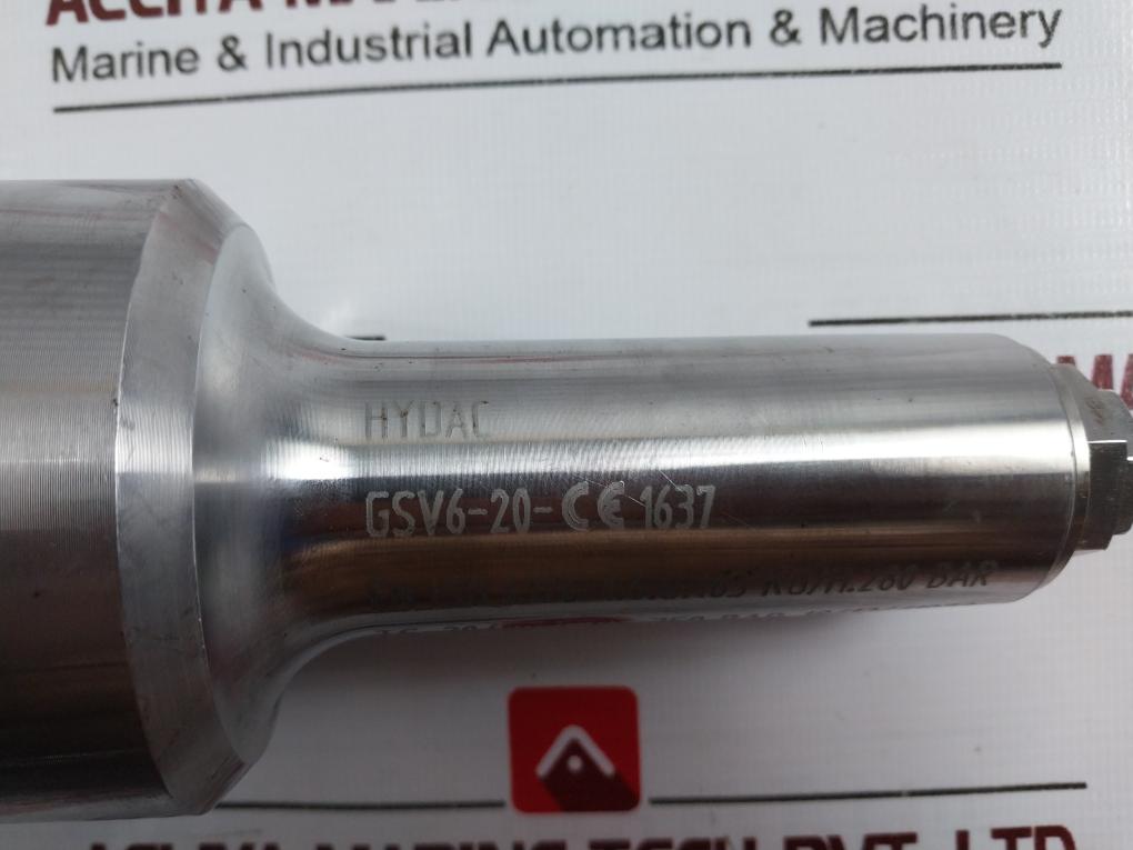 Hydac Gsv6-20-ce1637 Gas Safety Valve 350 Bar Hax=Hm1