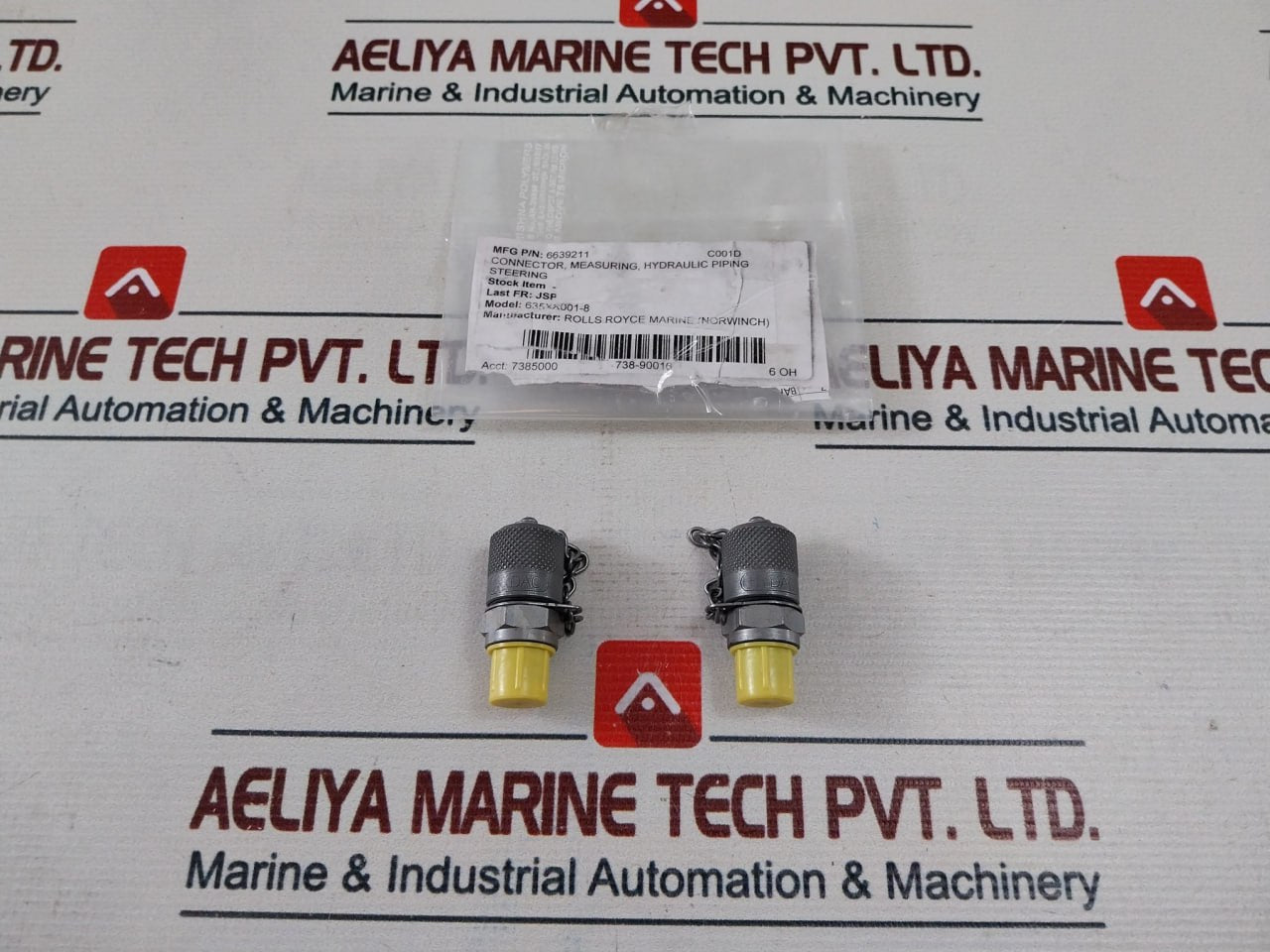 Hydac 6639211 Hydraulic Measuring Connector 635Xx001-8 6Oh