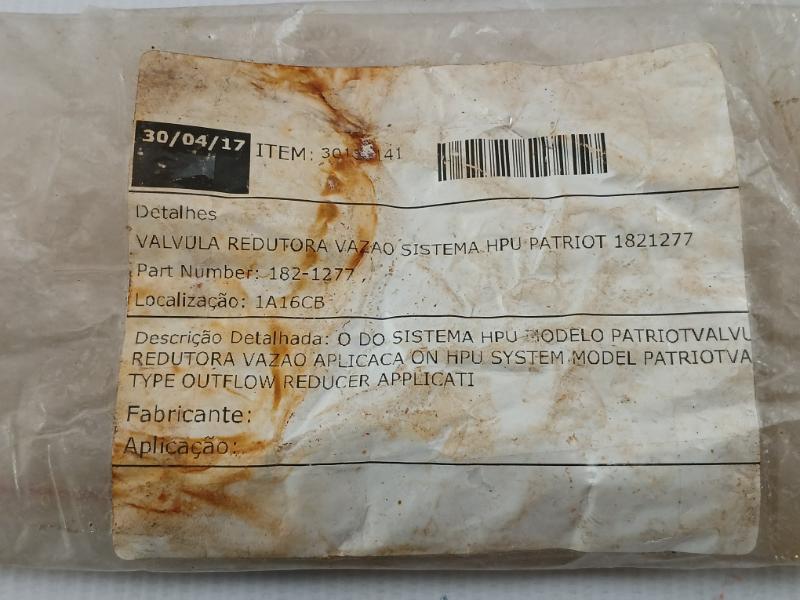 Hydraulic Flow Reducing Valve Cartridge Dv-12-01.1/0 Flutec 182-1277