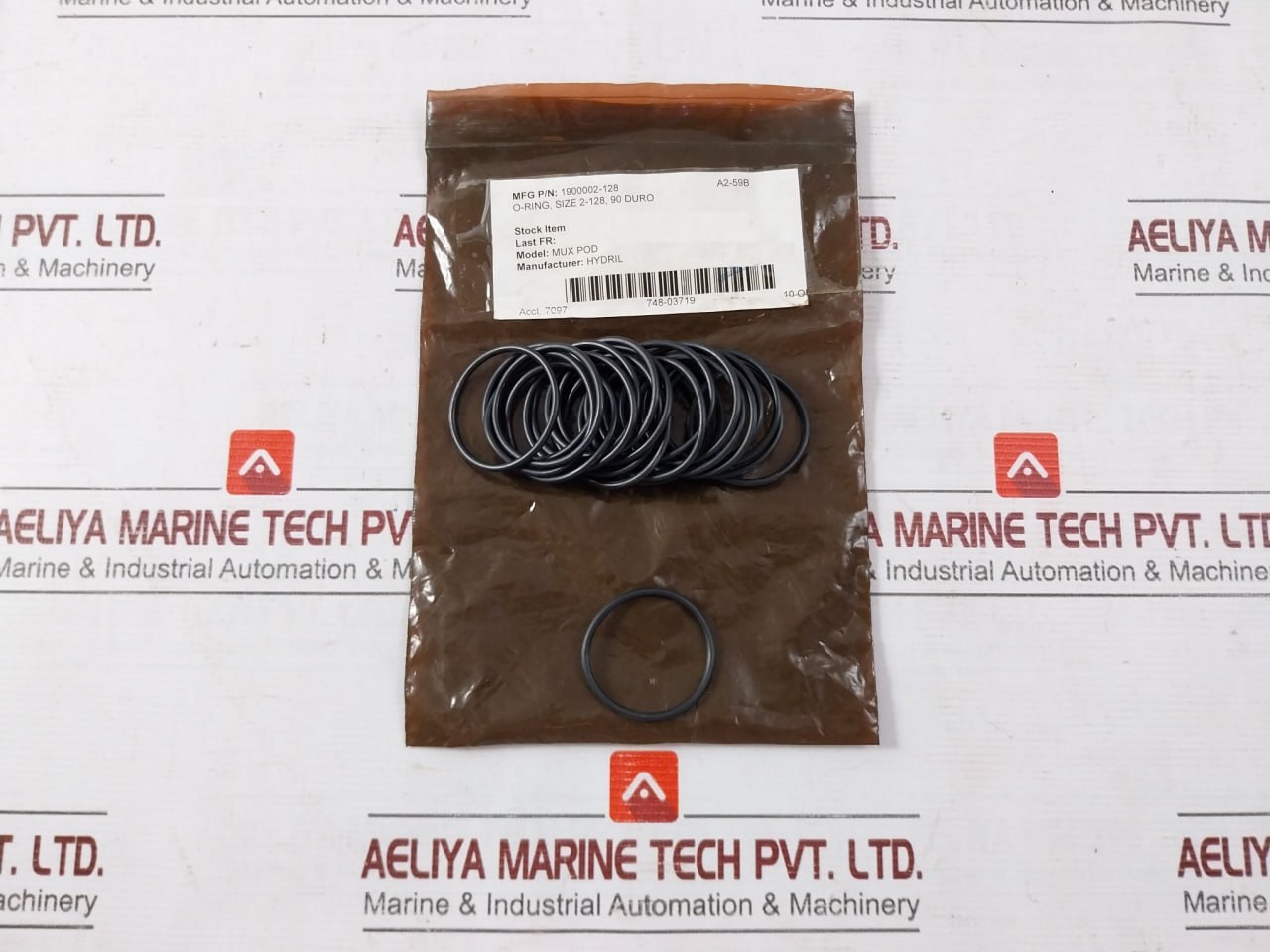 Hydril 1900002-128 O-ring Size 2-128 90 Duro