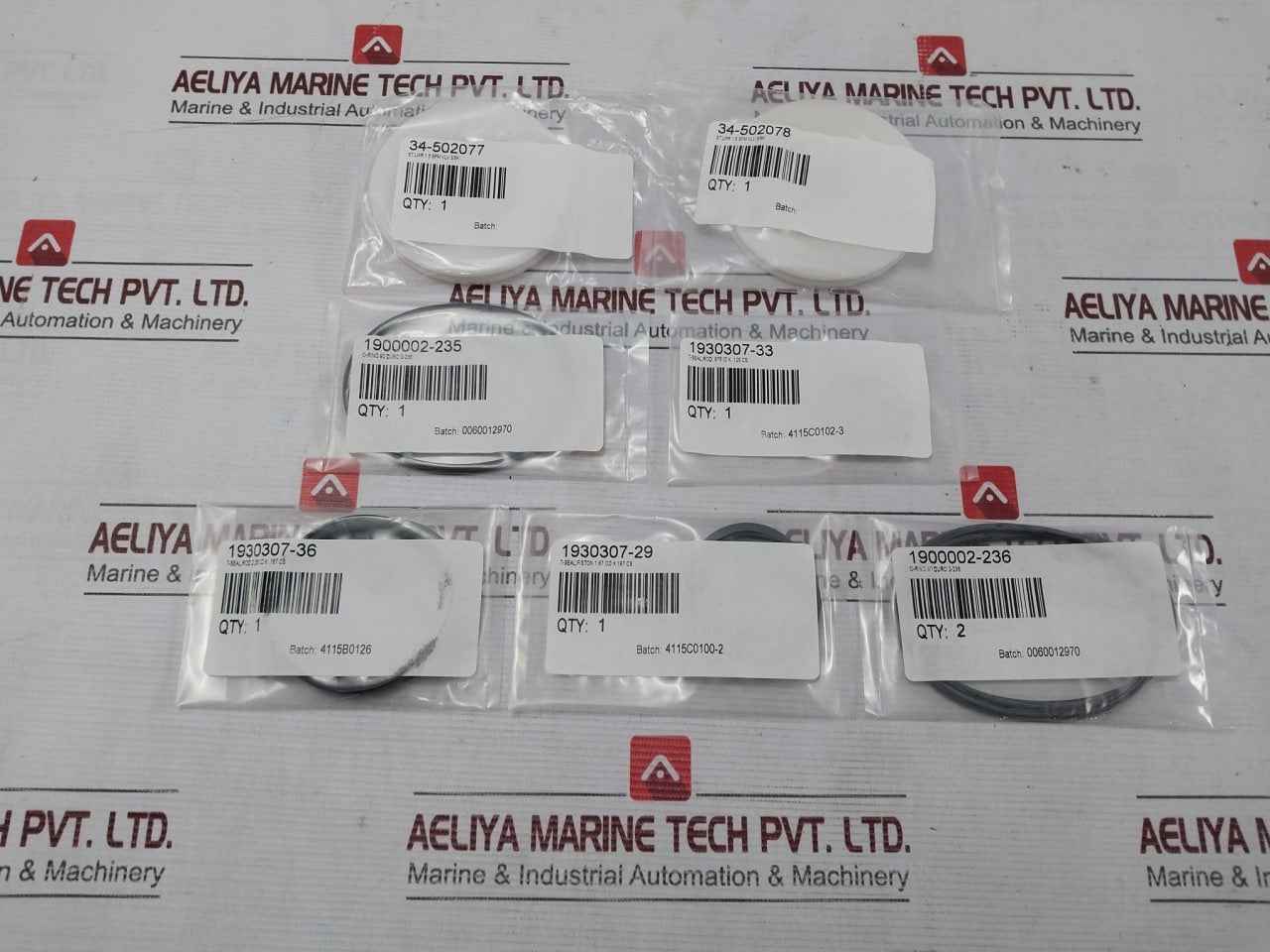 Hydril 20-504046 Spm Valve Seal O-ring Kit Upr 1.5 3/5K 90 Duro 2-236 Rev.A4