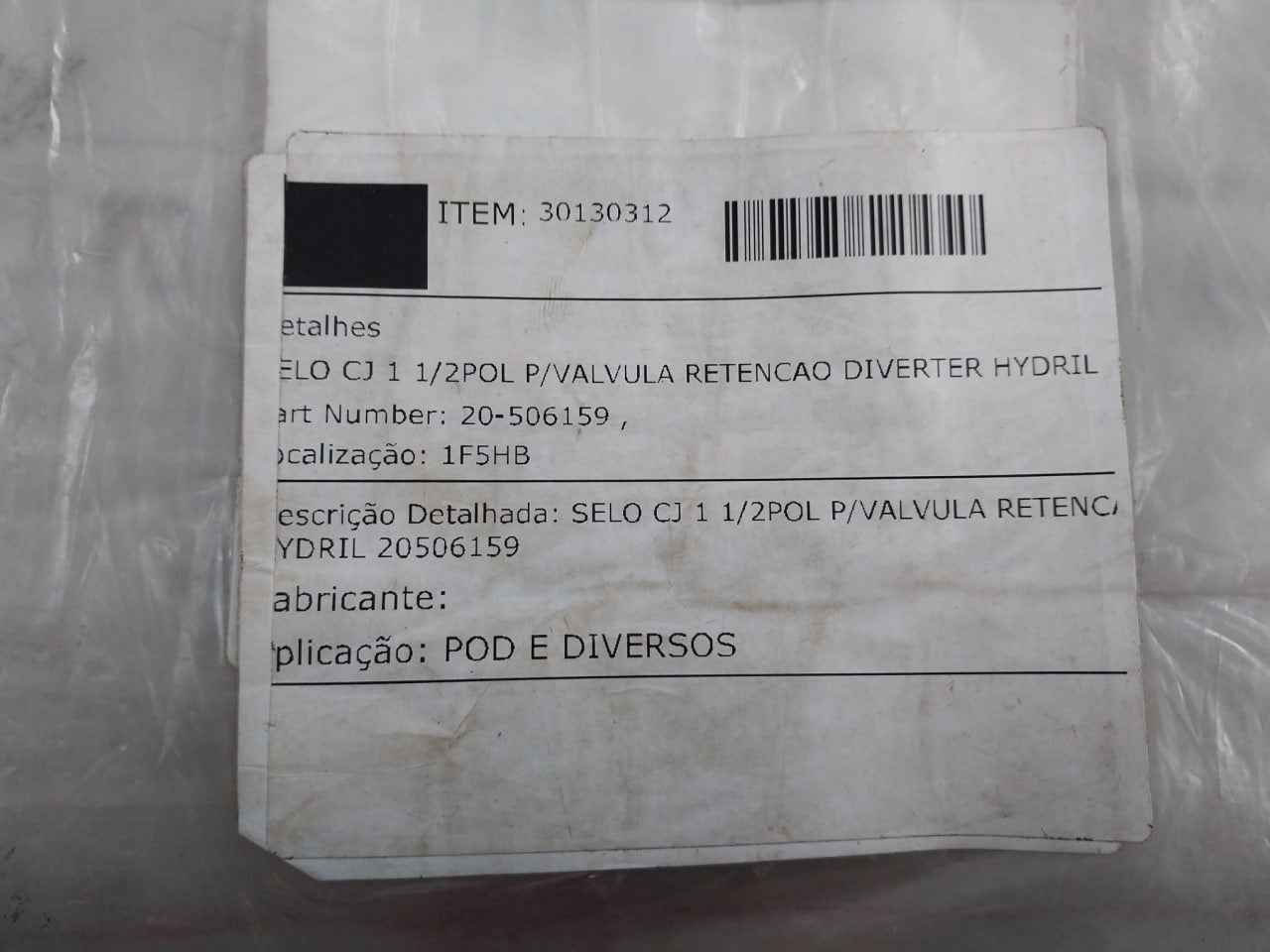 Hydril 20-506159 Seal Kit For 1-1/2" Check Valve 1900001-327, 1900002-904