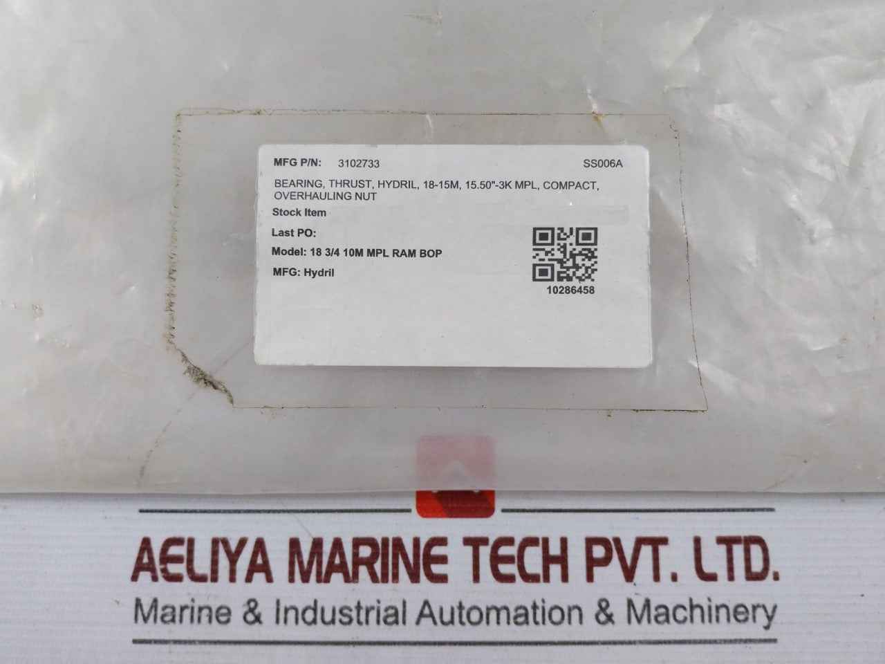 Hydril 3102733 Thrust Overhauling Nut For Bonnet Seal 18 3/4 10M Mpl Ram Bop